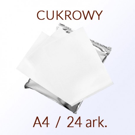 PAPIER CUKROWY A4 - 24 ark.